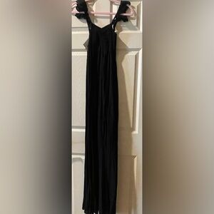 Raviya Women's Sleeveless Cover-Up Maxi Dress Swimwear Black Size Large with tag